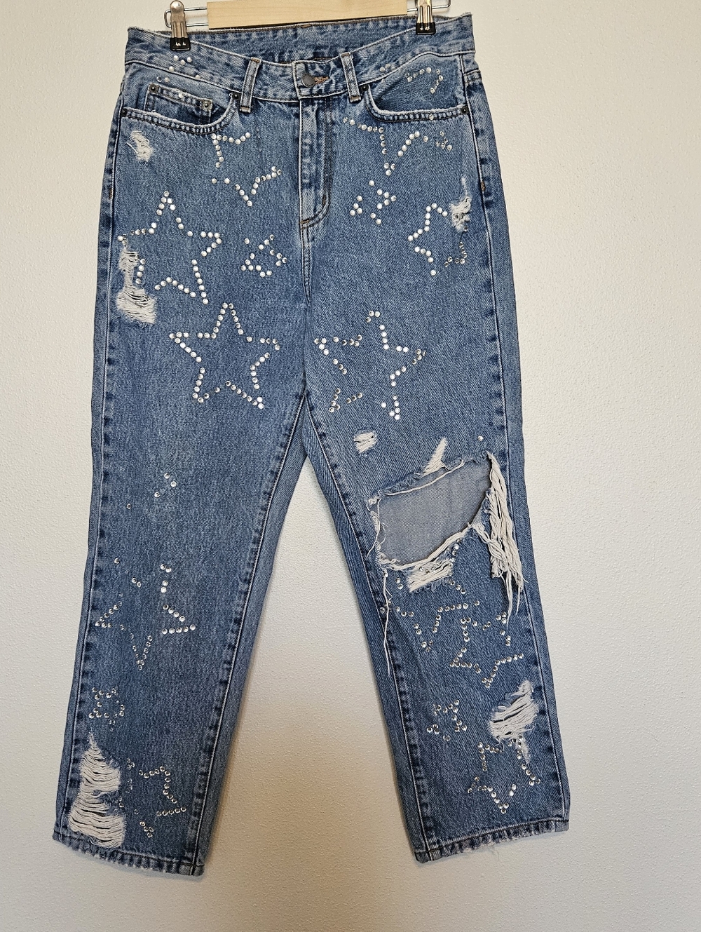 CARMAR Embellished Star Jeans Size 28